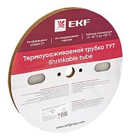 Термоусаживаемая трубка ТУТ 8/4 прозрачная рулон PROxima | код  tut-8-tr | EKF
